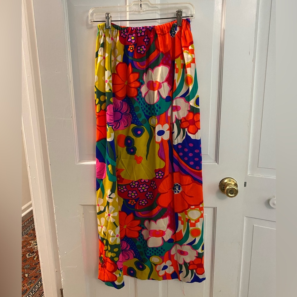 Handmade vintage 1960s maxi skirt. Size medium-large. - Picture 2 of 2